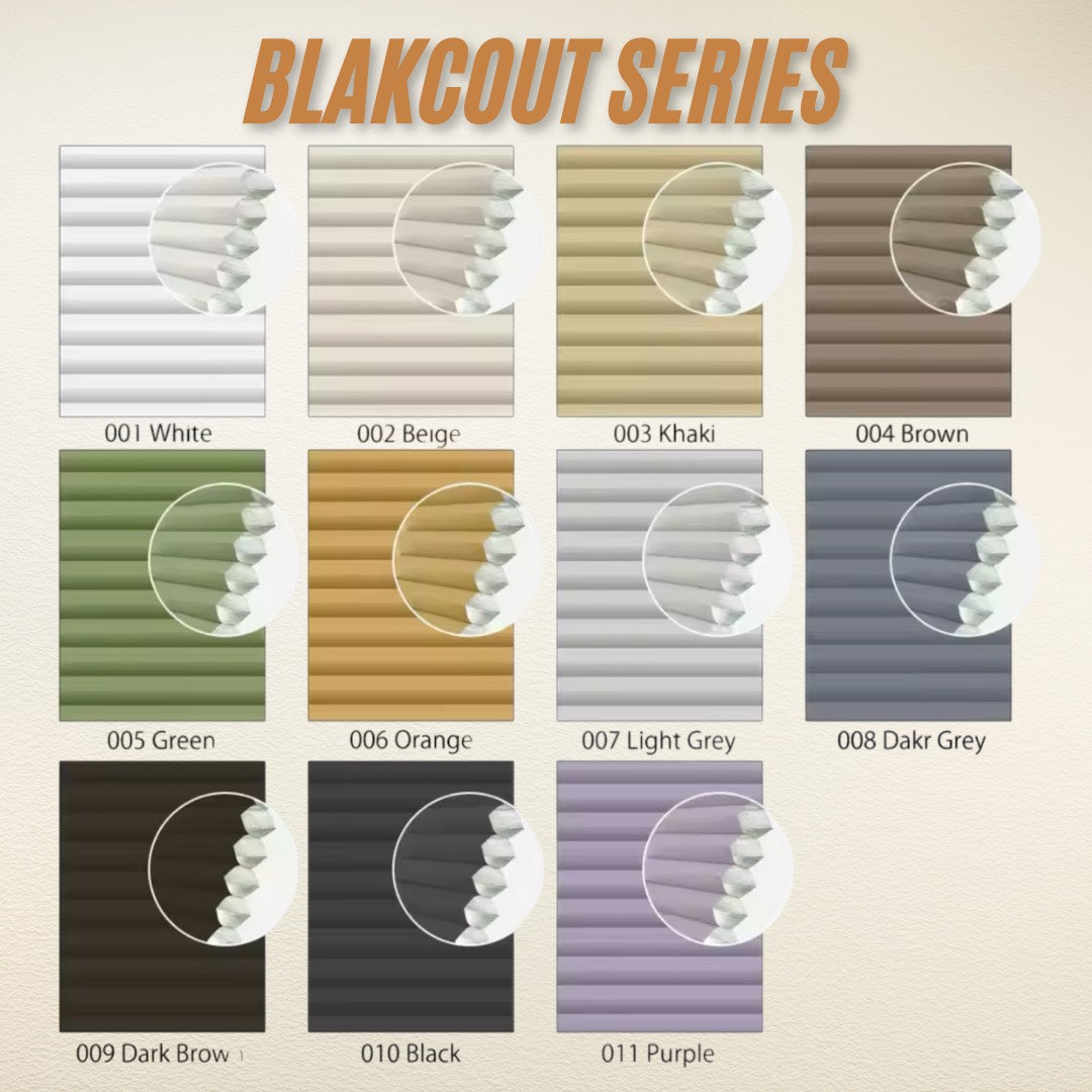 Easy-to-install blackout blinds