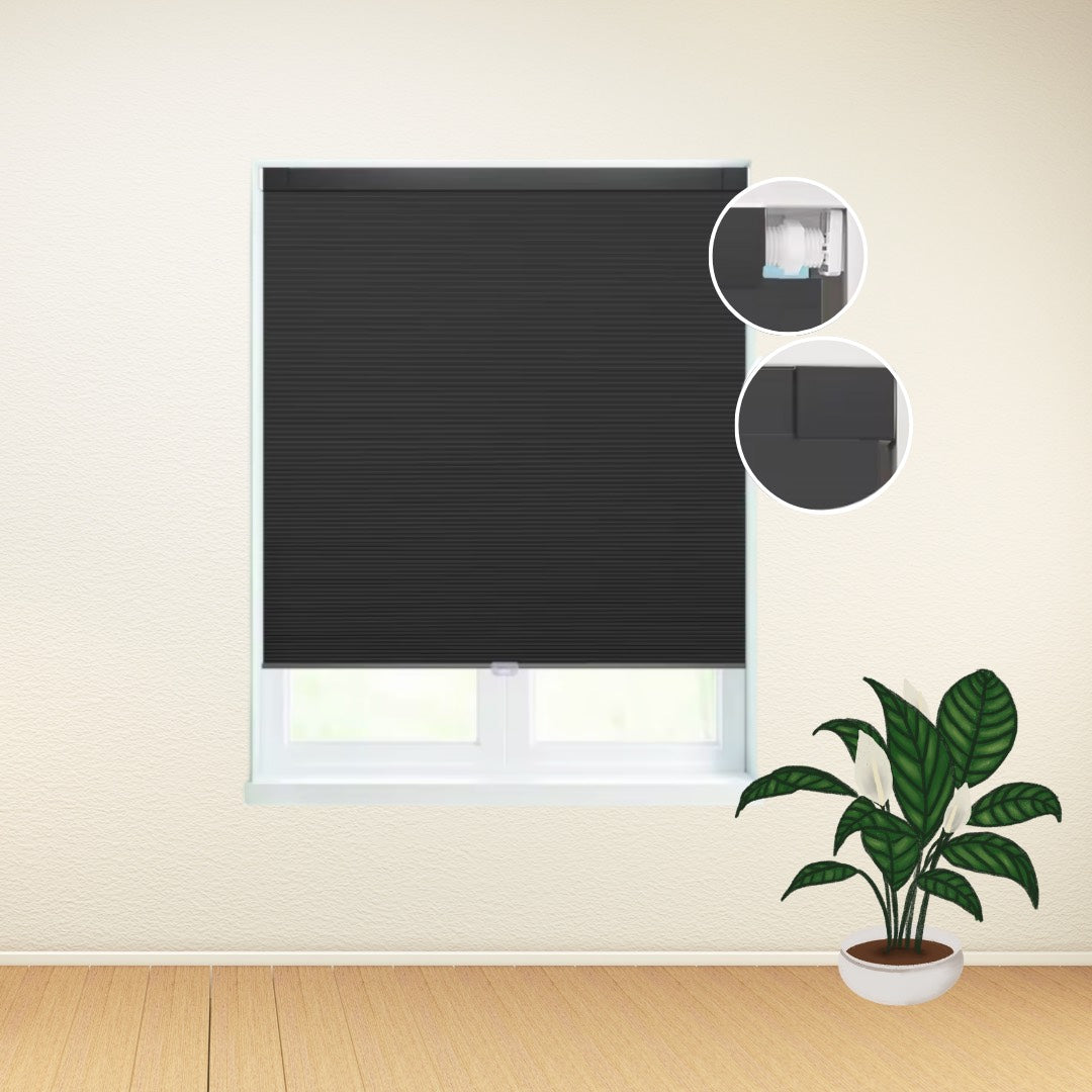 Easy-to-install blackout blinds